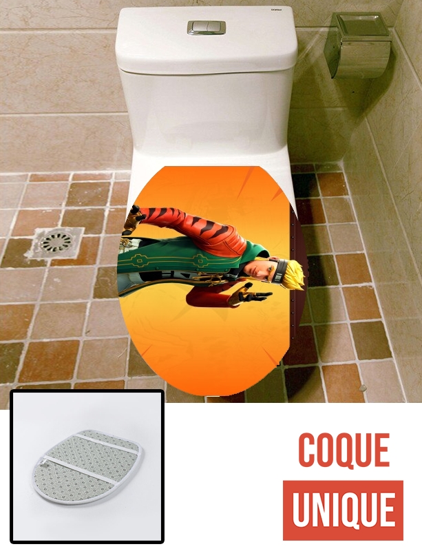 Housse de toilette - Décoration abattant wc Fortnite Gardien des clefs