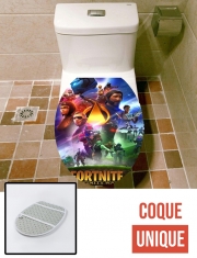 Housse de toilette - Décoration abattant wc Fortnite Skin Omega Infinity War