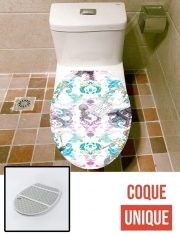 Housse de toilette - Décoration abattant wc Foulard