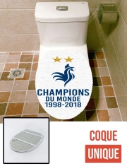 Housse de toilette - Décoration abattant wc France 2 etoiles