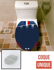 Housse de toilette - Décoration abattant wc France 2018 Champion Du Monde Maillot