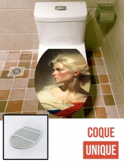 Housse de toilette - Décoration abattant wc French Revolution