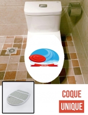 Housse de toilette - Décoration abattant wc Frisbee Activity