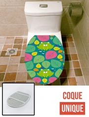 Housse de toilette - Décoration abattant wc Frogs and leaves