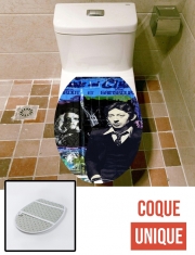Housse de toilette - Décoration abattant wc Gainsbourg Smoke
