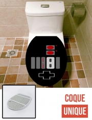 Housse de toilette - Décoration abattant wc Manette Nes