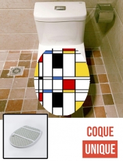 Housse de toilette - Décoration abattant wc Geometric abstract