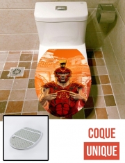 Housse de toilette - Décoration abattant wc German Gladiator Podolski 