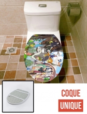 Housse de toilette - Décoration abattant wc ghibli group