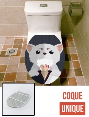 Housse de toilette - Décoration abattant wc Gintama Minimalist