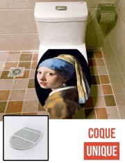 Housse de toilette - Décoration abattant wc Girl with a Pearl Earring