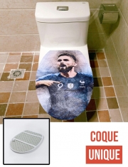 Housse de toilette - Décoration abattant wc Giroud The French Striker