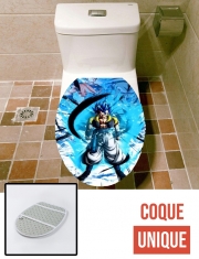 Housse de toilette - Décoration abattant wc Gogeta SSJ Blue ArtFusion