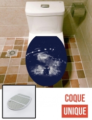 Housse de toilette - Décoration abattant wc Going home