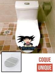 Housse de toilette - Décoration abattant wc Goku kid Americanista