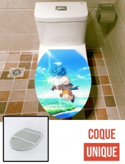 Housse de toilette - Décoration abattant wc Goku Powerful
