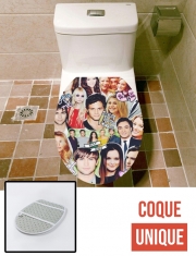 Housse de toilette - Décoration abattant wc Gossip Girl Collage Fan