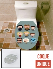 Housse de toilette - Décoration abattant wc Got characters