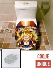 Housse de toilette - Décoration abattant wc Gotenks Goten x Trunks fusion