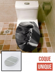 Housse de toilette - Décoration abattant wc Gray JFK