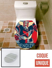 Housse de toilette - Décoration abattant wc Grendizer propaganda