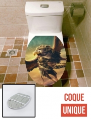 Housse de toilette - Décoration abattant wc Griffon Heroic Fantasy