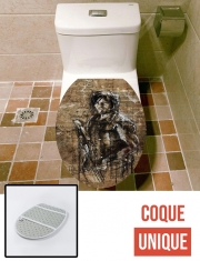 Housse de toilette - Décoration abattant wc Grunge Daryl Dixon