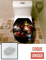 Housse de toilette - Décoration abattant wc Grunge Ironman