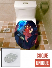 Housse de toilette - Décoration abattant wc Hades x Maleficent