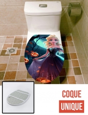 Housse de toilette - Décoration abattant wc Halloween Princess V1