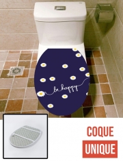 Housse de toilette - Décoration abattant wc Happy Daisy