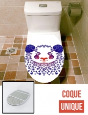 Housse de toilette - Décoration abattant wc Happy Panda