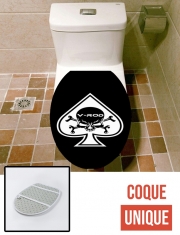 Housse de toilette - Décoration abattant wc Harley V Rod