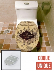 Housse de toilette - Décoration abattant wc Carte Marauder Navigation