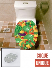 Housse de toilette - Décoration abattant wc Healthy Food: Fruits and Vegetables V2