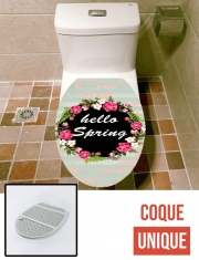Housse de toilette - Décoration abattant wc HELLO SPRING