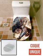Housse de toilette - Décoration abattant wc Hero Amazon
