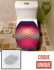 Housse de toilette - Décoration abattant wc Hipster Triangles