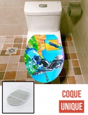 Housse de toilette - Décoration abattant wc Hoverboard Fortnite - Driftboard