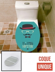 Housse de toilette - Décoration abattant wc Veux tu etre Hipster ?!