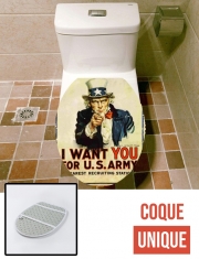Housse de toilette - Décoration abattant wc I Want You For US Army