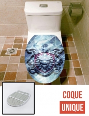 Housse de toilette - Décoration abattant wc Ice Dragon 