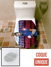 Housse de toilette - Décoration abattant wc Gardien de but Iker