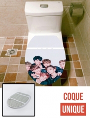 Housse de toilette - Décoration abattant wc Ikon kpop