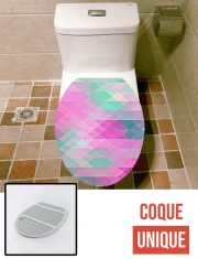 Housse de toilette - Décoration abattant wc illusions