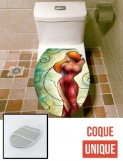 Housse de toilette - Décoration abattant wc Im not bad just drawn that way