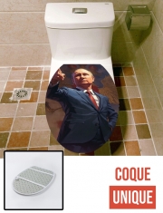 Housse de toilette - Décoration abattant wc In case of emergency long live my dear Vladimir Putin V2