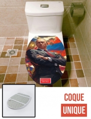 Housse de toilette - Décoration abattant wc In case of emergency long live my dear Vladimir Putin V3