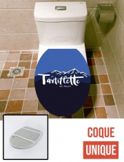 Housse de toilette - Décoration abattant wc in tartiflette we trust