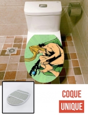 Housse de toilette - Décoration abattant wc In the privacy of: Loki